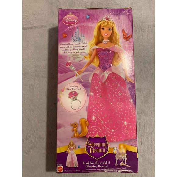 Mattel Disney‎ Princess Sleeping Beauty Doll Ring For You New In Box - Picture 6 of 6